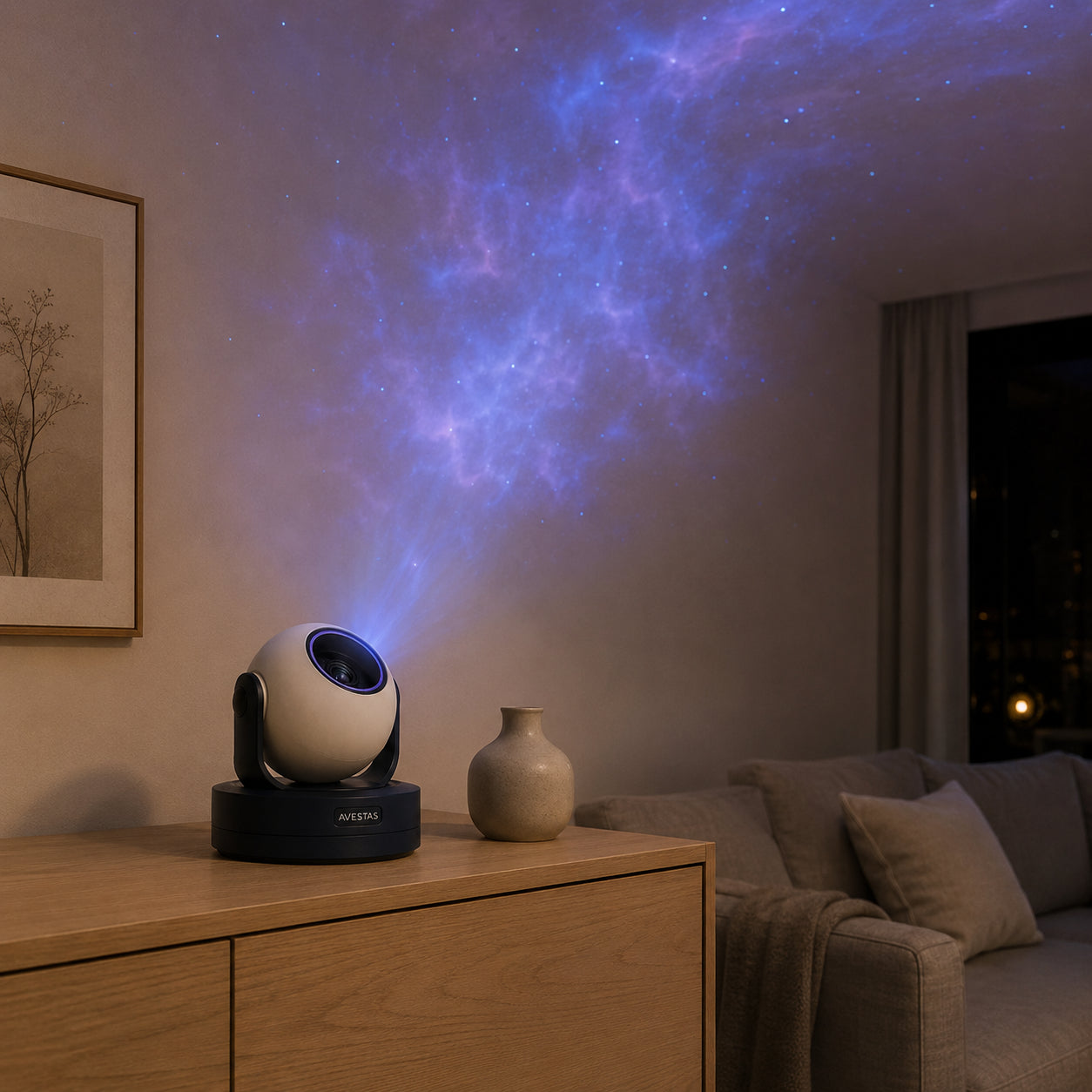 AVESTAS Halo Draaibare Galaxy Projector