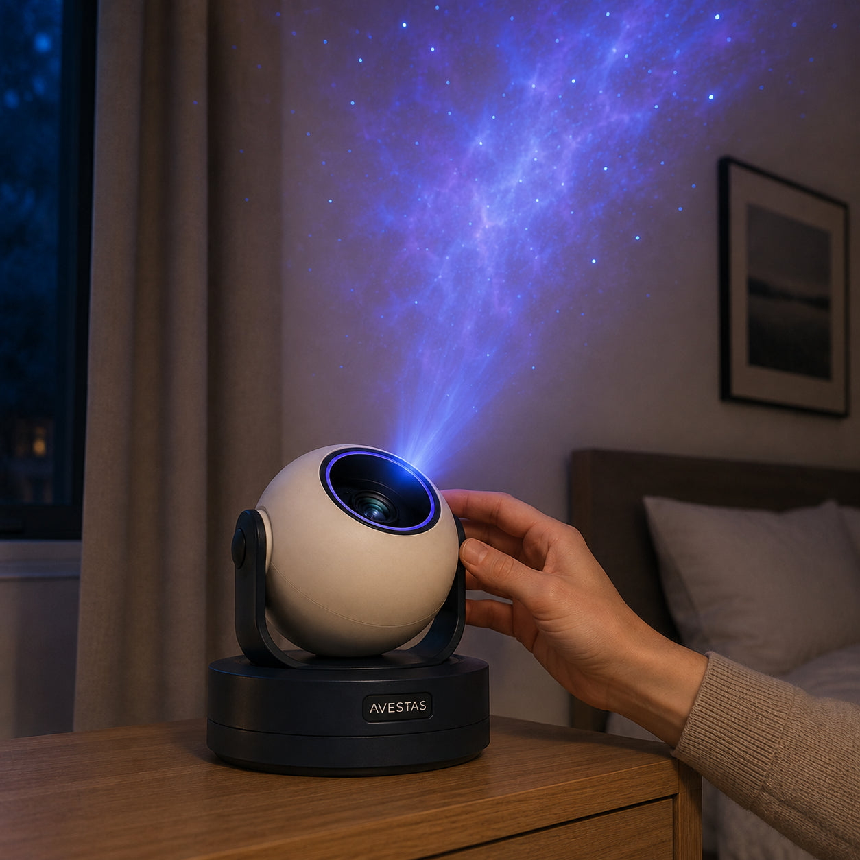AVESTAS Halo Draaibare Galaxy Projector